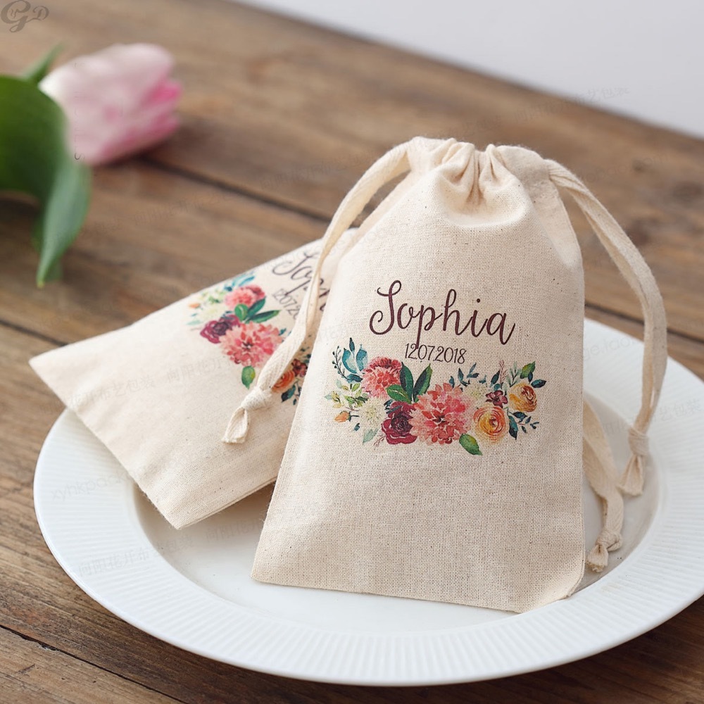 Baby Food Logo - 100 個カスタム名ロゴ結婚式誕生日ベビーシャワー婚約パティ包装ビジネスギフトバッグ