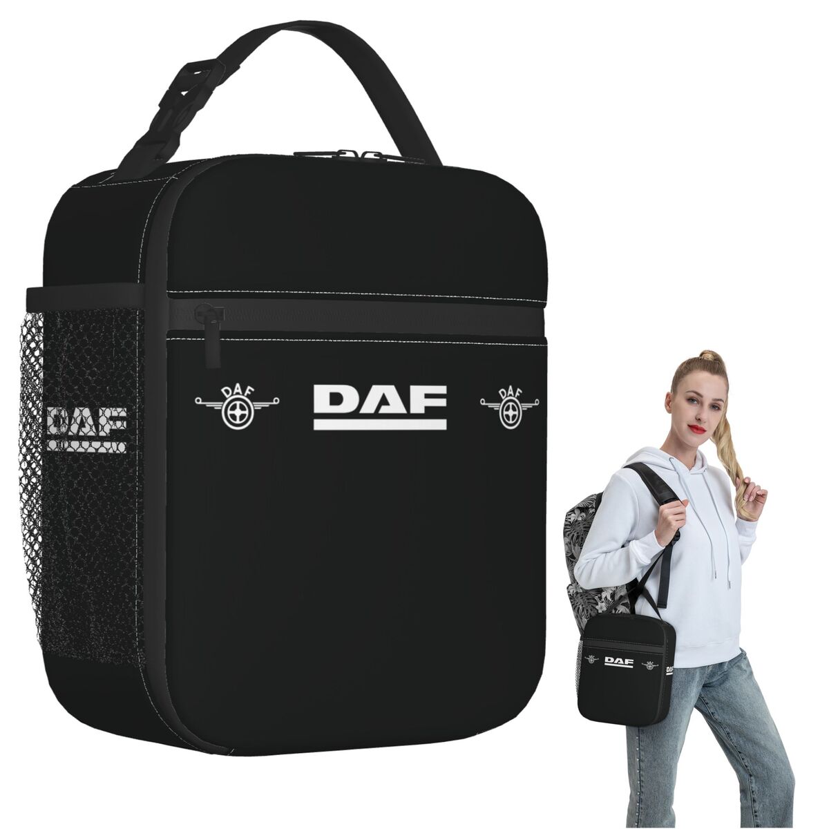 Baby Food Logo - Daf トラック クラシック カー ロゴ 断熱ランチバッグ