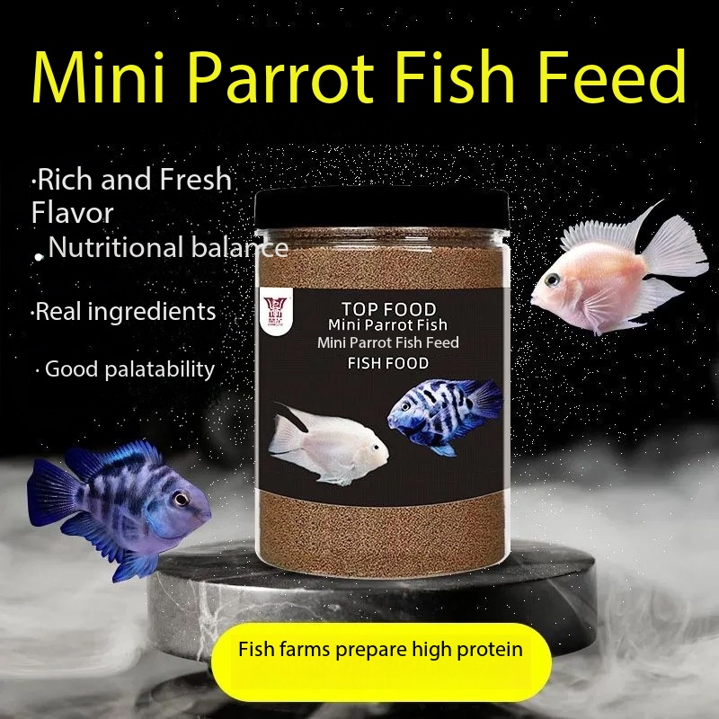 Baby Food With Protein - 高タンパク質スピルリナアスタキサンチンミニオウム飼料マイクロペレット魚用飼料（ドワーフシクリッド、グッピー、テトラ、幼魚用）