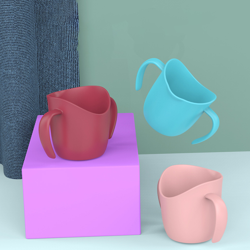 Snack Cup Toddler - BPAフリーのベビーカップ、漏れ防止幼児用学習用飲料カップ、落下防止ベビー子供用飲料カップ、無地ポータブル