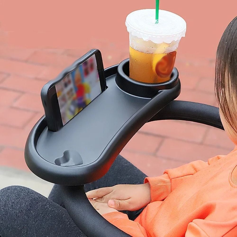 Snack Cup Toddler - 滑り止めベビーカーカップホルダー実用的な取り外し可能なユニバーサルベビーカートレイ便利で便利なベビーカースナックテーブル幼児用