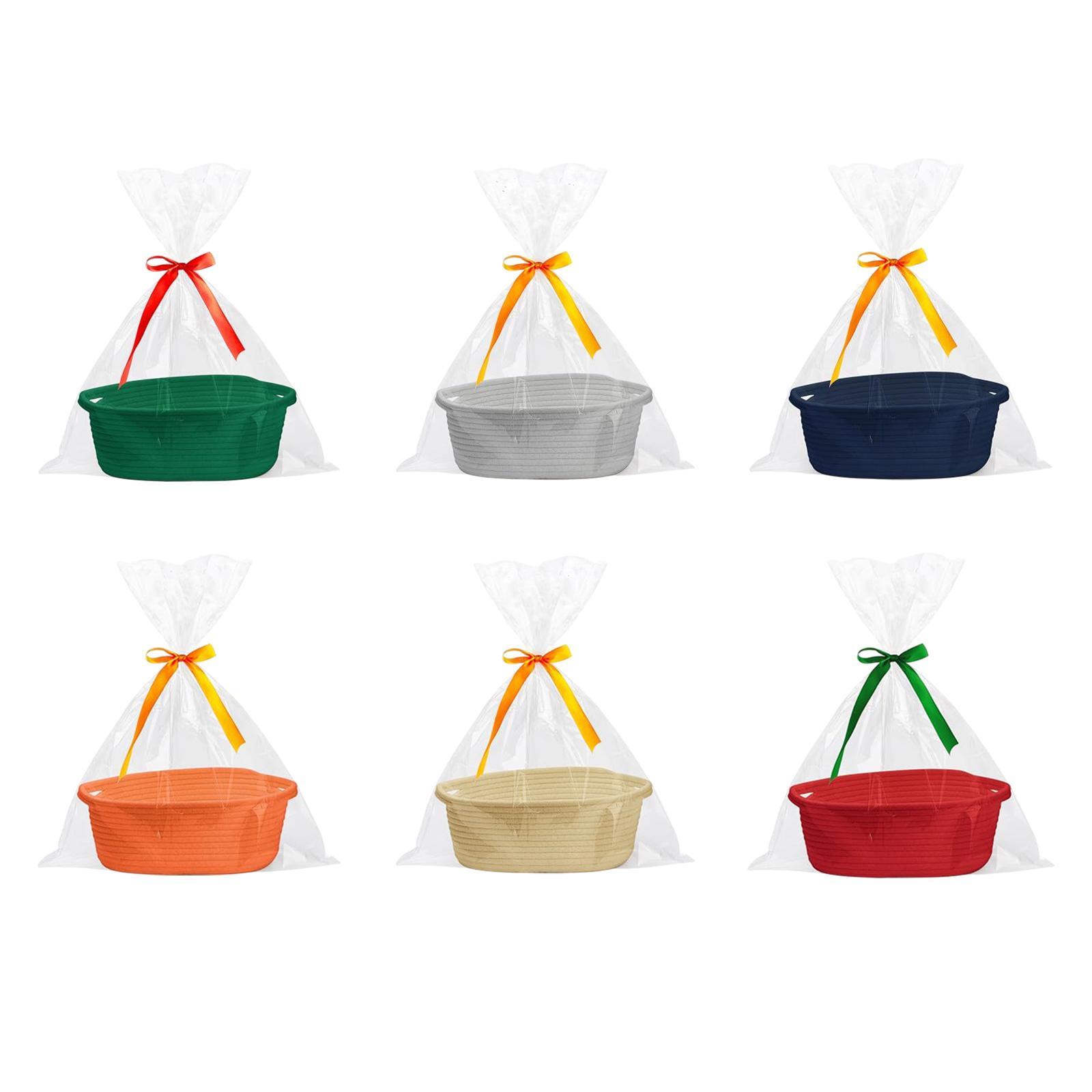 Baby Food Dogs - 綿ロープバスケット 多用途ポータブルフードサービングバスケット タオル収納用 メイクアップホルダーコンテナ ベビー犬のおもちゃ リモコン
