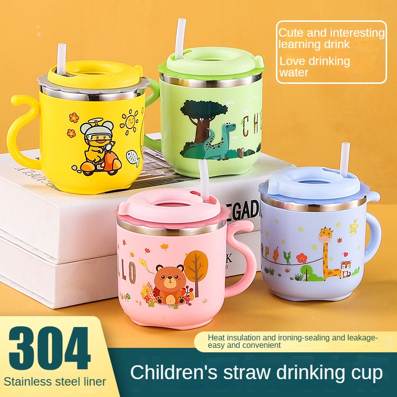 子供用ウォーターカップ,270ml,ストロー付きボトル,漫画 - Baby Food Hipp のレビューと価格