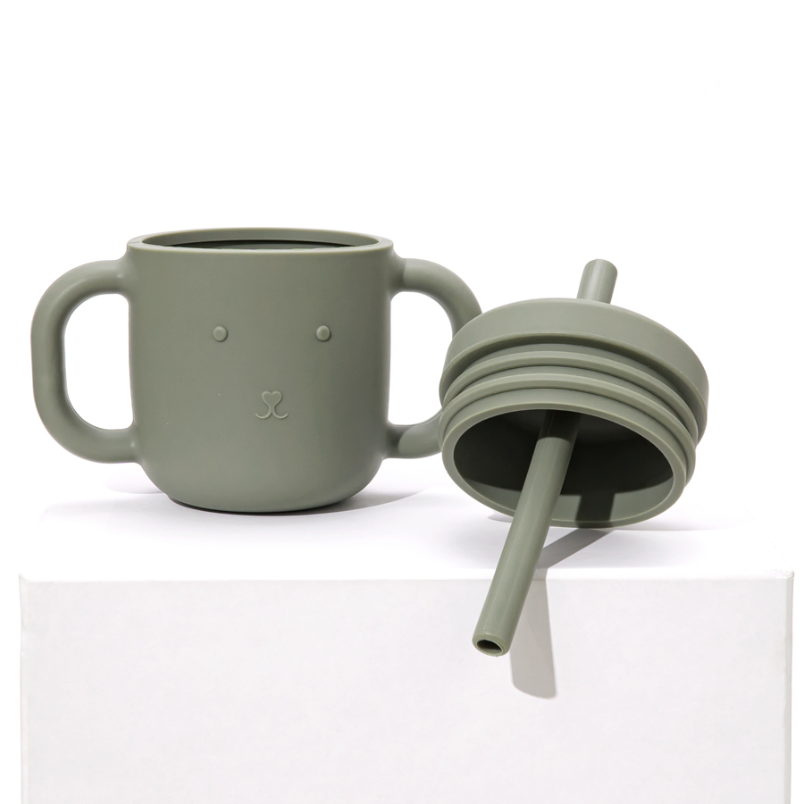 赤ちゃん用シリコンストローカップ、Bpaフリー、ポータブルフ - Snack Cup Toddler のレビューと価格