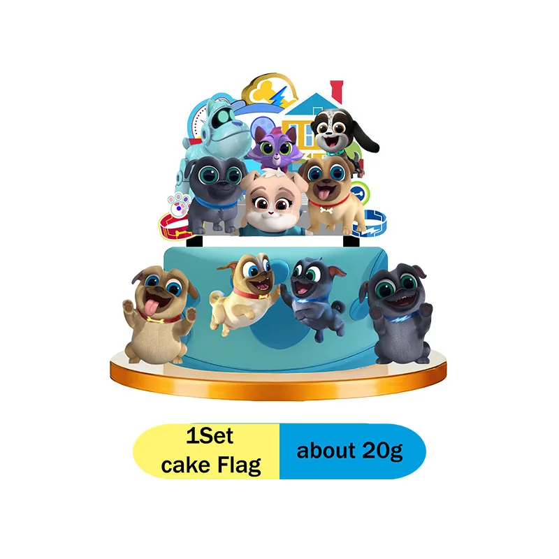 ディズニー-子供のための子犬をテーマにしたステッカー,誕生日 - Baby Food Dogs のレビューと価格