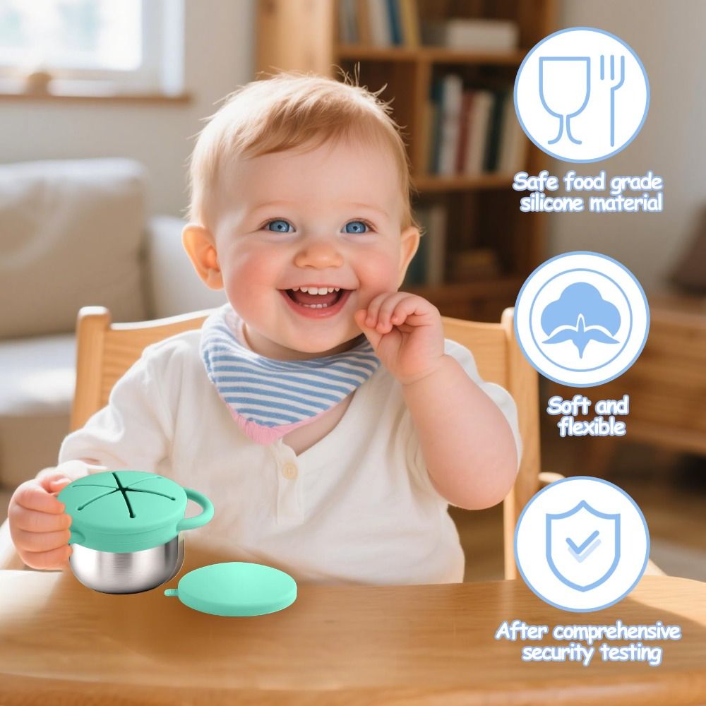 取り外し可能な幼児用スナック容器 食品グレードのシリコーン  - Snack Cup Toddler のレビューと価格
