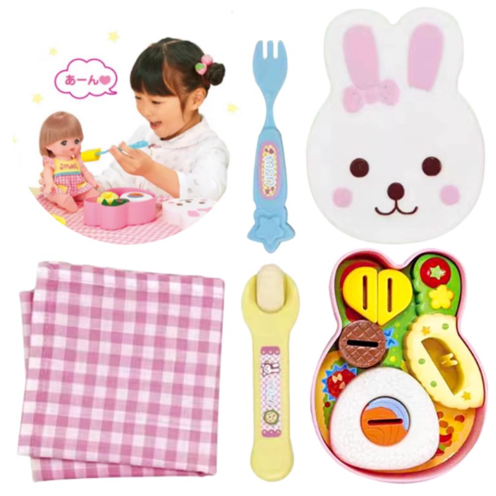 新しいウサギの弁当食品給餌おもちゃ、プリン給餌おもちゃ、幼児 - Baby Food Doll のレビューと価格
