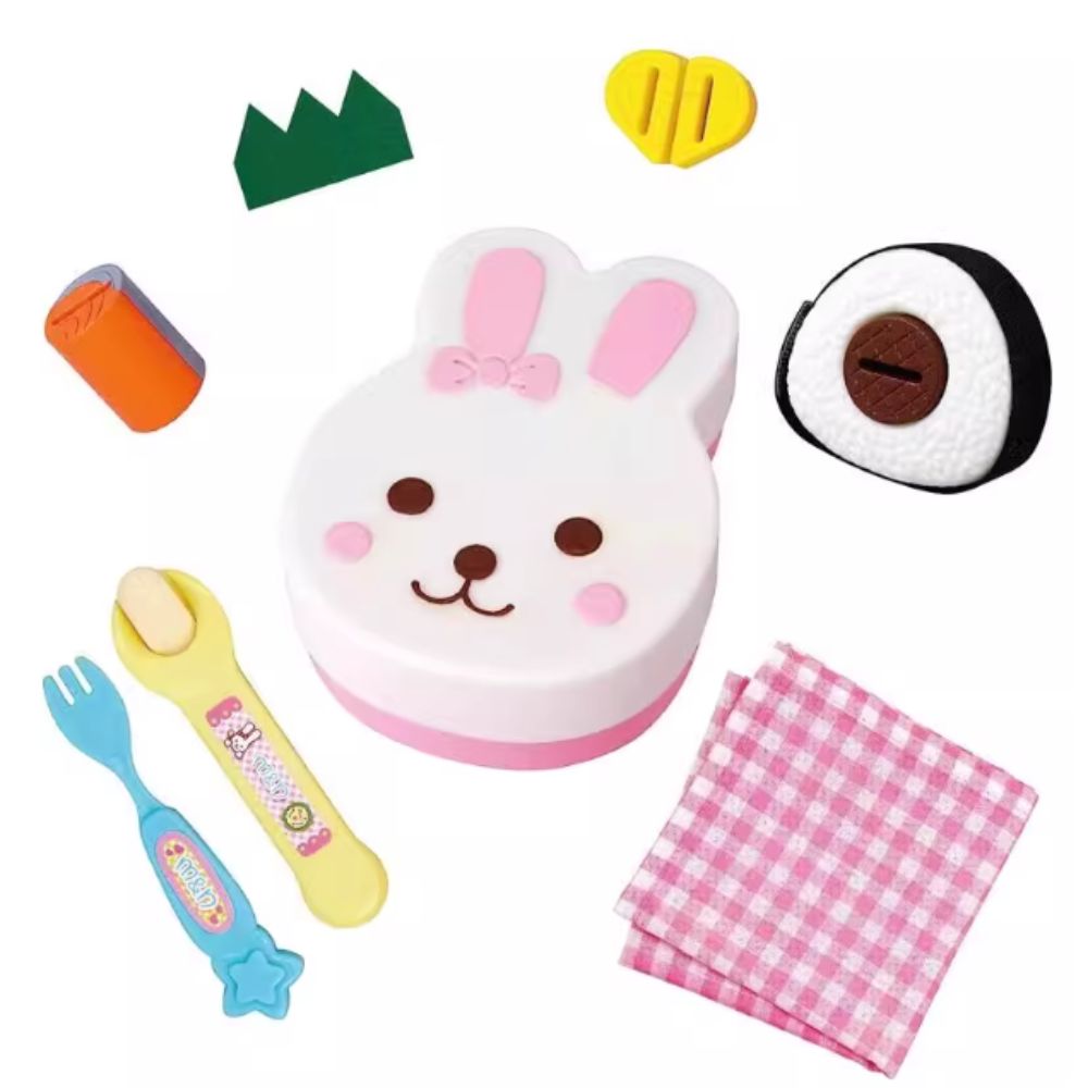 新しいウサギの弁当食品給餌おもちゃ、プリン給餌おもちゃ、幼児 - Baby Food Doll のレビューと価格