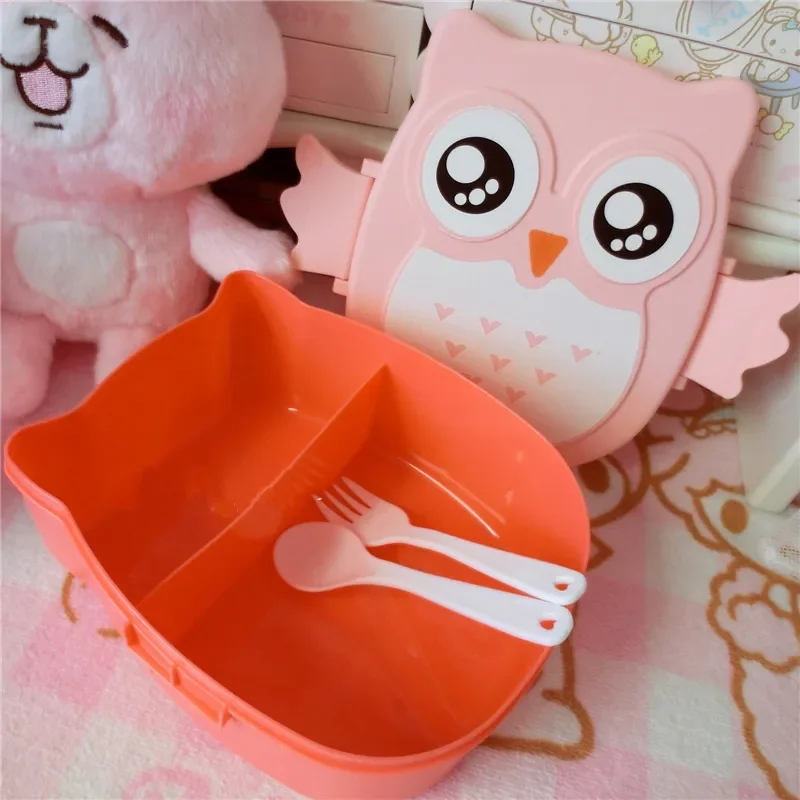 子供と学生向けの携帯用プラスチック製ランチボックス、食器付き - Baby Food Organizer のレビューと価格
