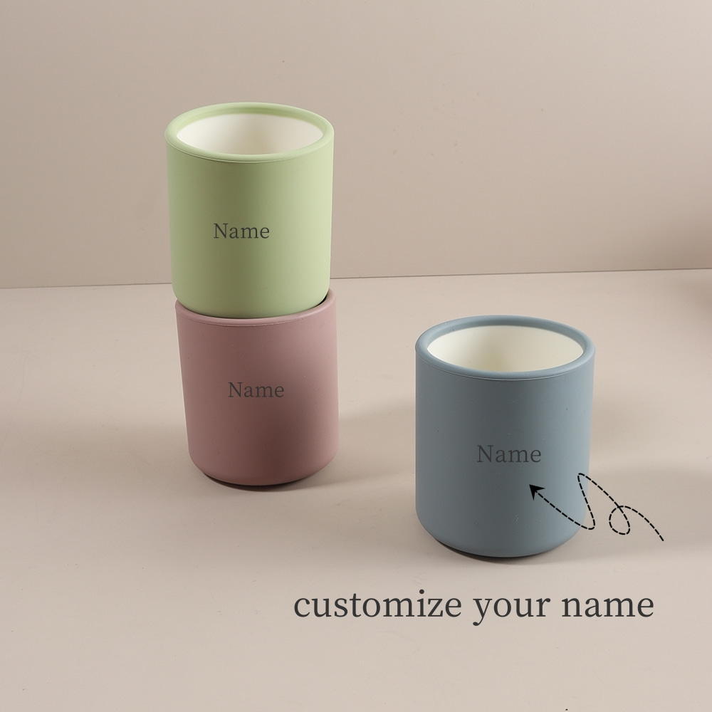 パーソナライズされたカスタム名入りベビーシリコン製トレーニン - Baby Food Utensils のレビューと価格