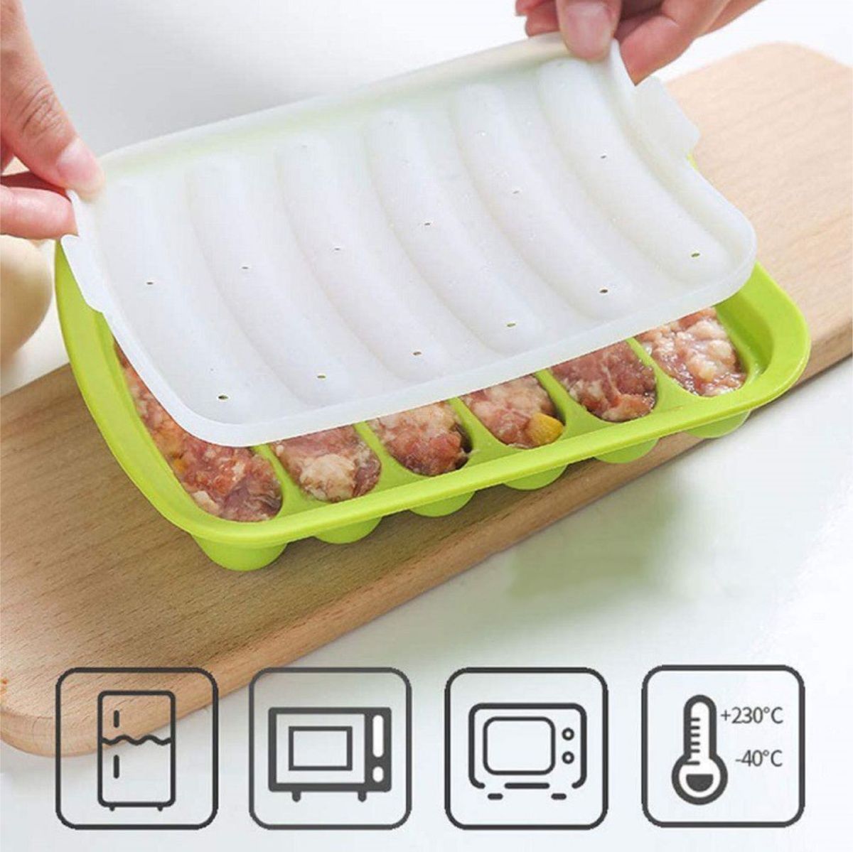 食品グレードのシリコーンソーセージ型ベビーフードツール自家製 - Baby Food Dogs のレビューと価格