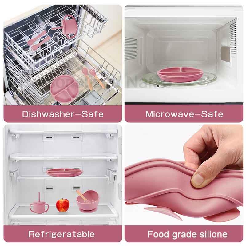 赤ちゃん用シリコンカップ,子供用食器,カスタマイズ可能な名前 - Baby Food Utensils のレビューと価格