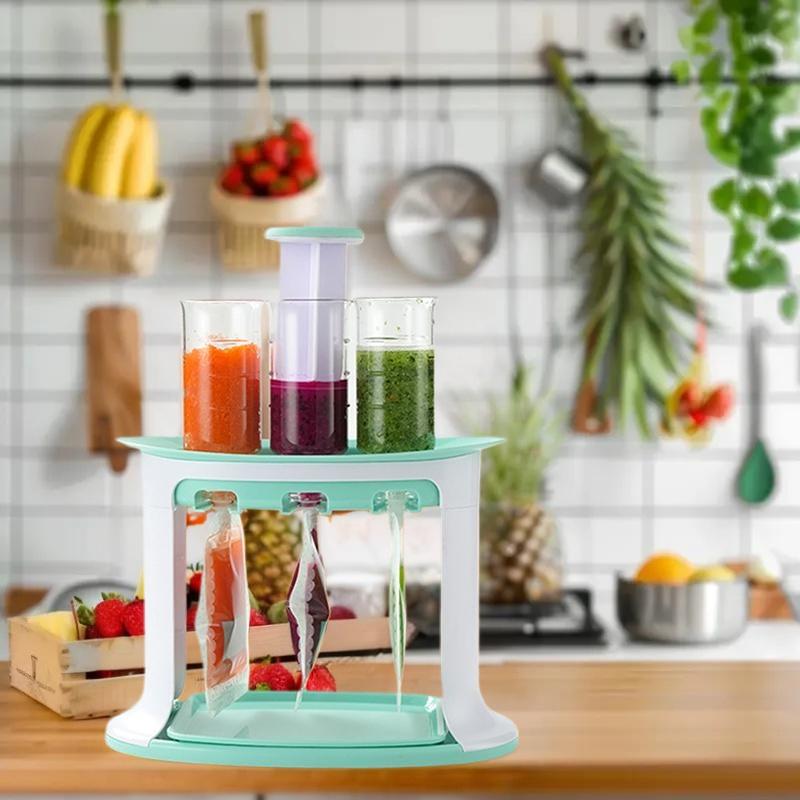ピューレ絞り器補完食品製造マニュアル離乳食保存袋補完食品マシ - Baby Food Packaging のレビューと価格