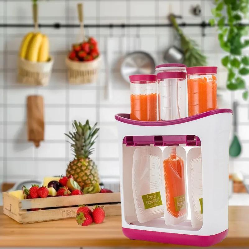 ピューレ絞り器補完食品製造マニュアル離乳食保存袋補完食品マシ - Baby Food Packaging のレビューと価格