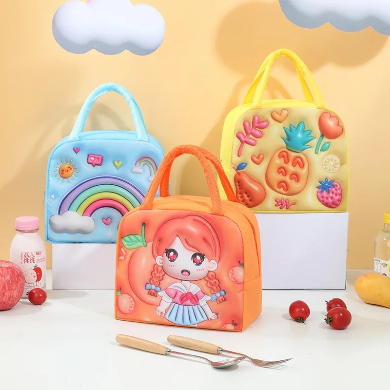 子供用ランチバッグ 3D漫画フード収納バッグ キッズ用 厚手 - Baby Food Zip Lock Bag のレビューと価格