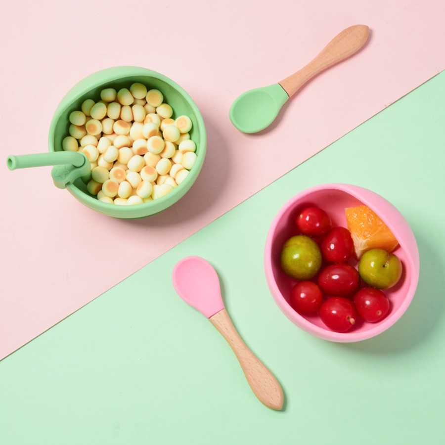 シリコン製のフィーディングボウル,高品質のベビーディッシュ, - Baby Food Utensils のレビューと価格