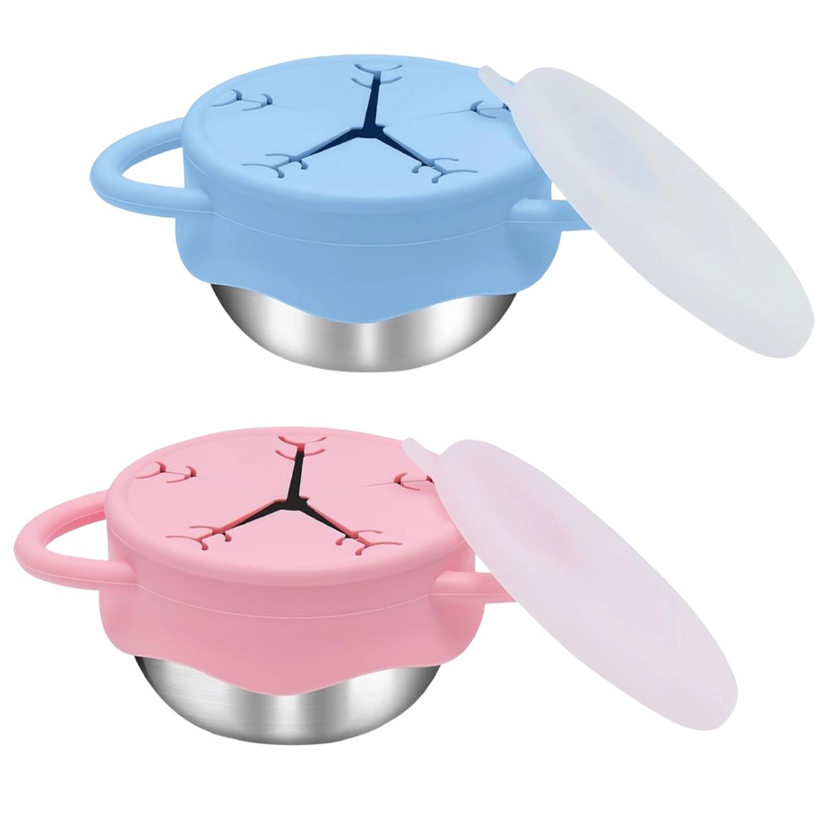 2026年新発売 2個パック 幼児用スナック容器 -13.5 - Snack Cup Toddler のレビューと価格