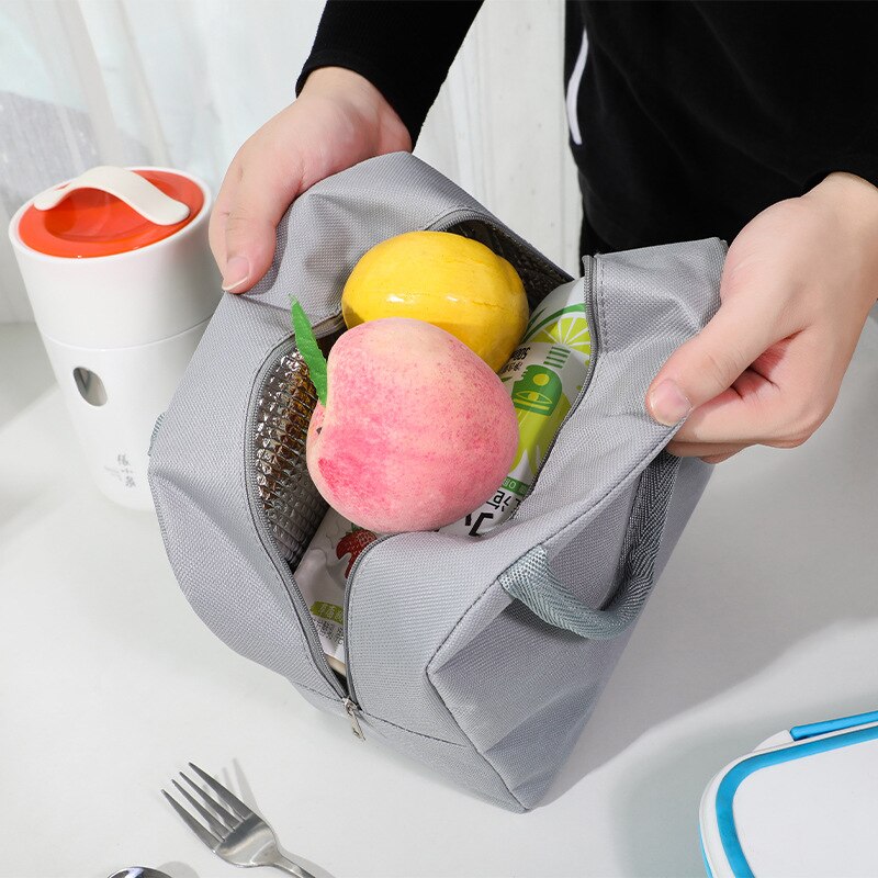 子供用ランチバッグ無地断熱大容量屋外ポータブルピクニック食品 - Baby Food Zip Lock Bag のレビューと価格