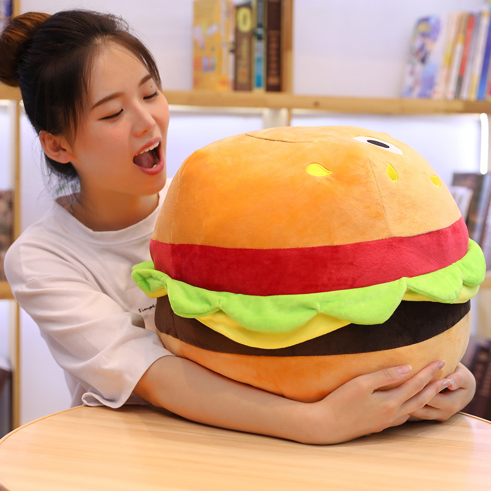 子供のためのピザクッション,ぬいぐるみ,ハンバーガー,アイス - Baby Food Doll のレビューと価格