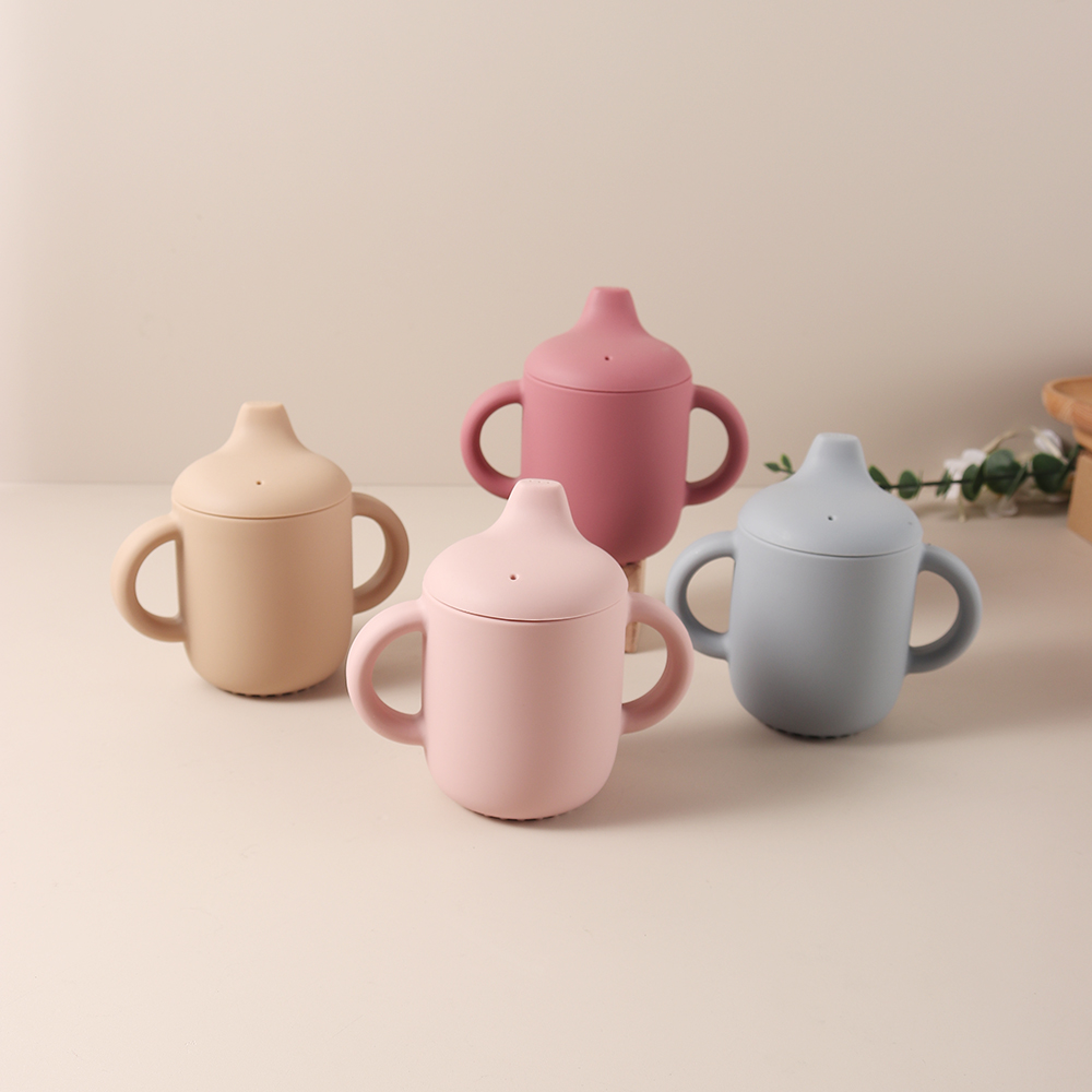 新しい固体180MLベビーシリコン製シッピーカップBPAフリ - Snack Cup Toddler のレビューと価格