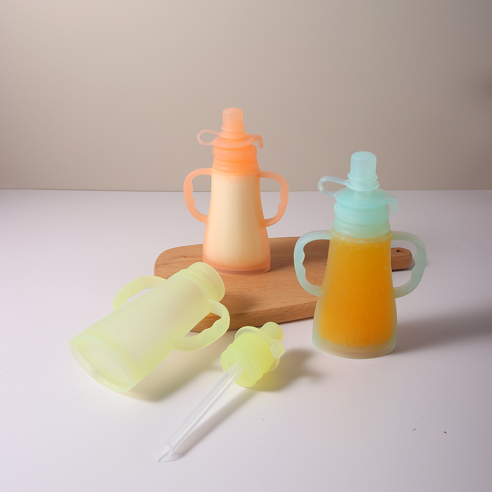 新しい再利用可能なシリコン製母乳保存バッグ、漏れ防止、吸引可 - Baby Food Packaging のレビューと価格