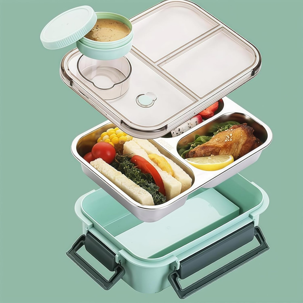 850ml ポータブルランチボックス子供大人用サーモスープ弁 - Baby Food Organizer のレビューと価格