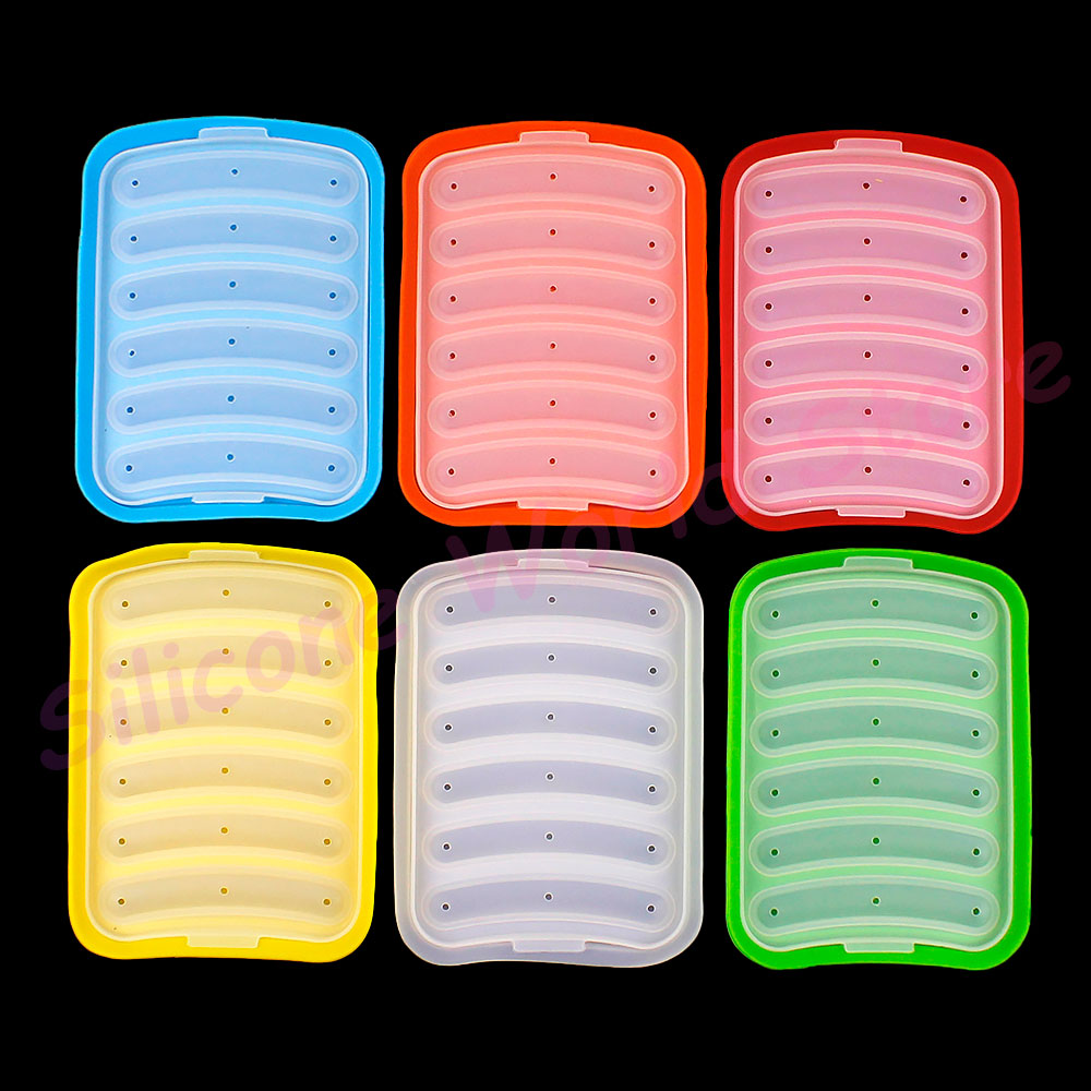 シリコーンワールド DIY シリコーンソーセージ型蓋付きベビ - Baby Food Dogs のレビューと価格