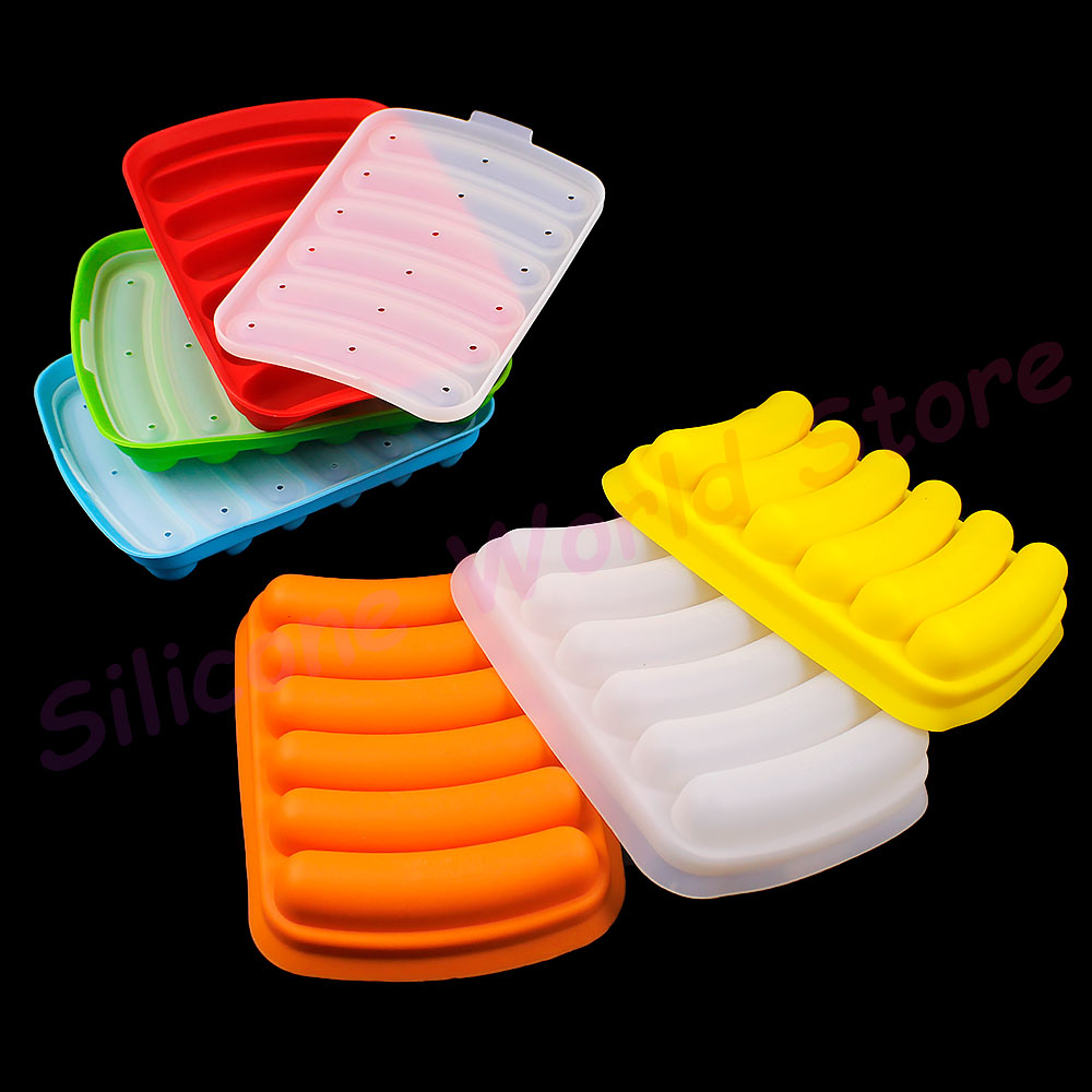 シリコーンワールド DIY シリコーンソーセージ型蓋付きベビ - Baby Food Dogs のレビューと価格