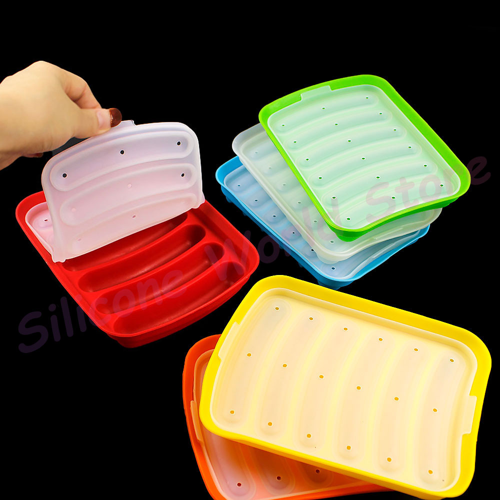 シリコーンワールド DIY シリコーンソーセージ型蓋付きベビ - Baby Food Dogs のレビューと価格