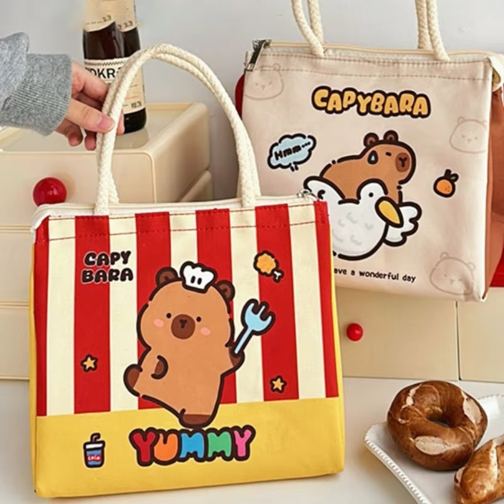 かわいいカピバラサーマルランチバッグ断熱ポータブル食品保存袋 - Baby Food Zip Lock Bag のレビューと価格