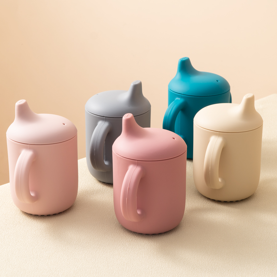 1 個ベビー給餌シリコーンカップ幼児や幼児のためのポータブル - Snack Cup Toddler のレビューと価格