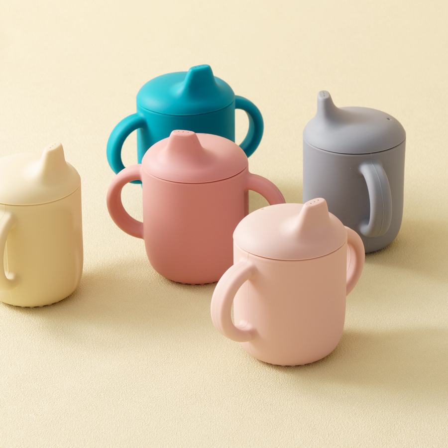 1 個ベビー給餌シリコーンカップ幼児や幼児のためのポータブル - Snack Cup Toddler のレビューと価格