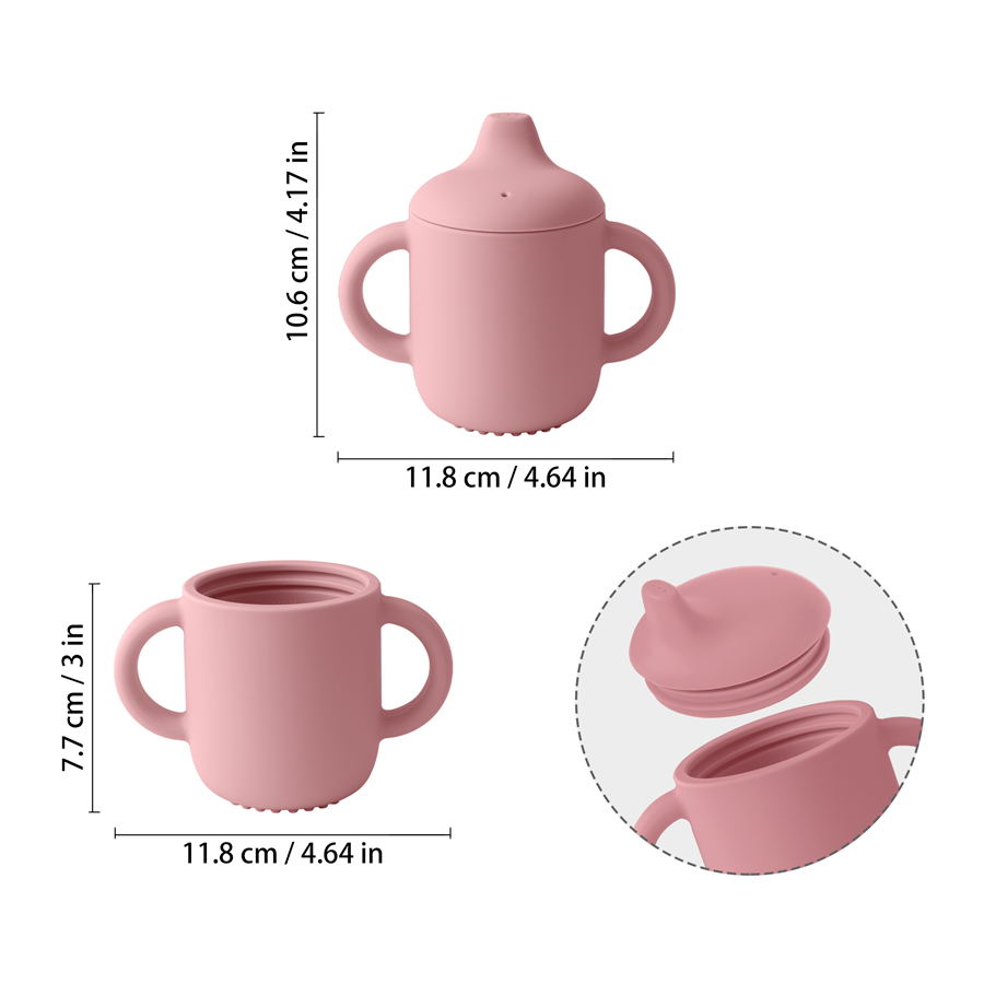 1 個ベビー給餌シリコーンカップ幼児や幼児のためのポータブル - Snack Cup Toddler のレビューと価格