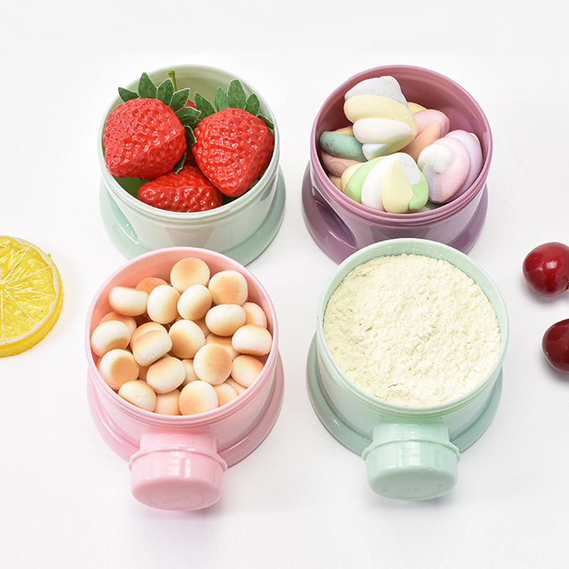 ストレージ 3/4 層ポータブル食品容器粉ミルクパウダーカー - Baby Food Organizer のレビューと価格
