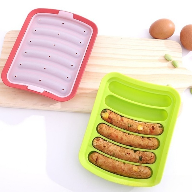 新しい1個DIY食品グレードシリコンソーセージ型ベビーフード - Baby Food Dogs のレビューと価格