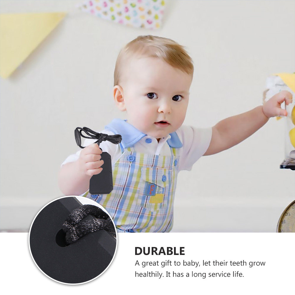 ドッグタグ型歯固めシリコン製ベビー臼歯ケア用噛みつきおもちゃ - Baby Food Dogs のレビューと価格